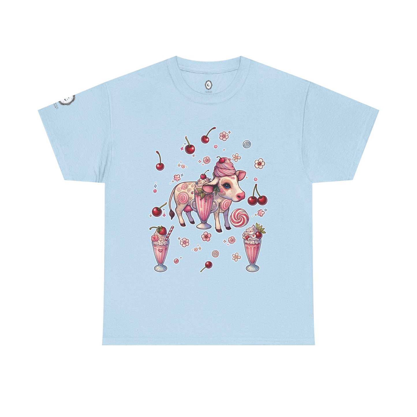 "Strawberry Milkshake" Unisex Heavy Cotton Tee