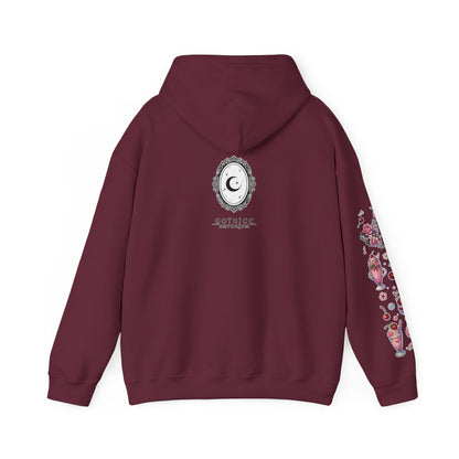 🐄🍓"Milkshake Cow” Unisex Heavy Blend™ Hooded Sweatshirt — sweet, thick, and unapologetically mooo-dy 🐄🍓🖤✨