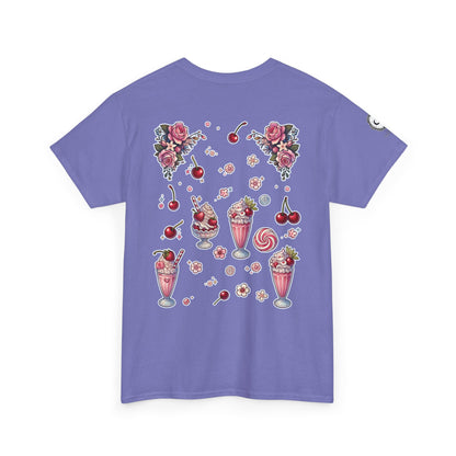"Strawberry Milkshake" Unisex Heavy Cotton Tee