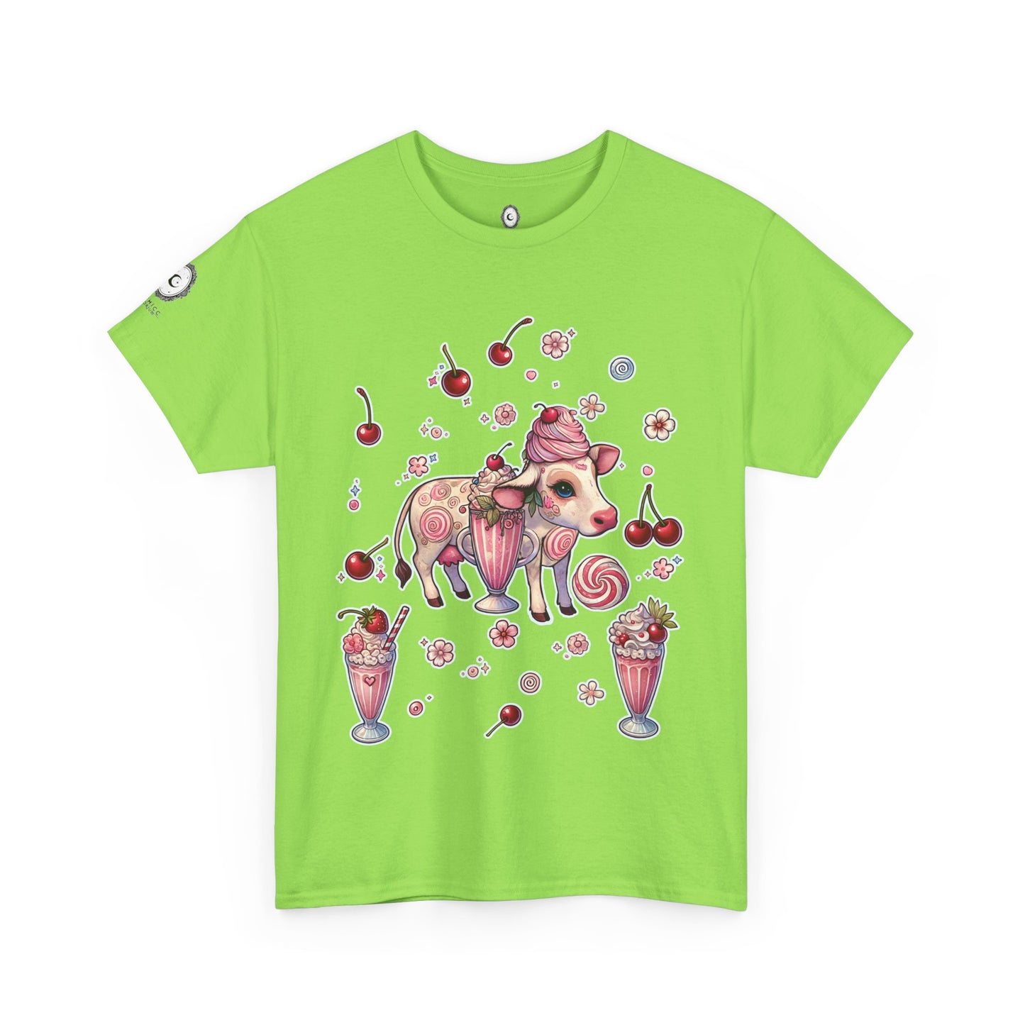 "Strawberry Milkshake" Unisex Heavy Cotton Tee
