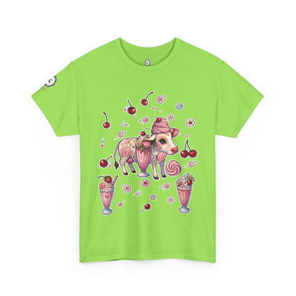 "Strawberry Milkshake" Unisex Heavy Cotton Tee