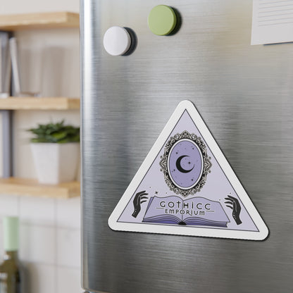 Gothicc Emporium Die-Cut Magnet — magnetic, mysterious, and made to mark your lair 🖤🧲🌙✨
