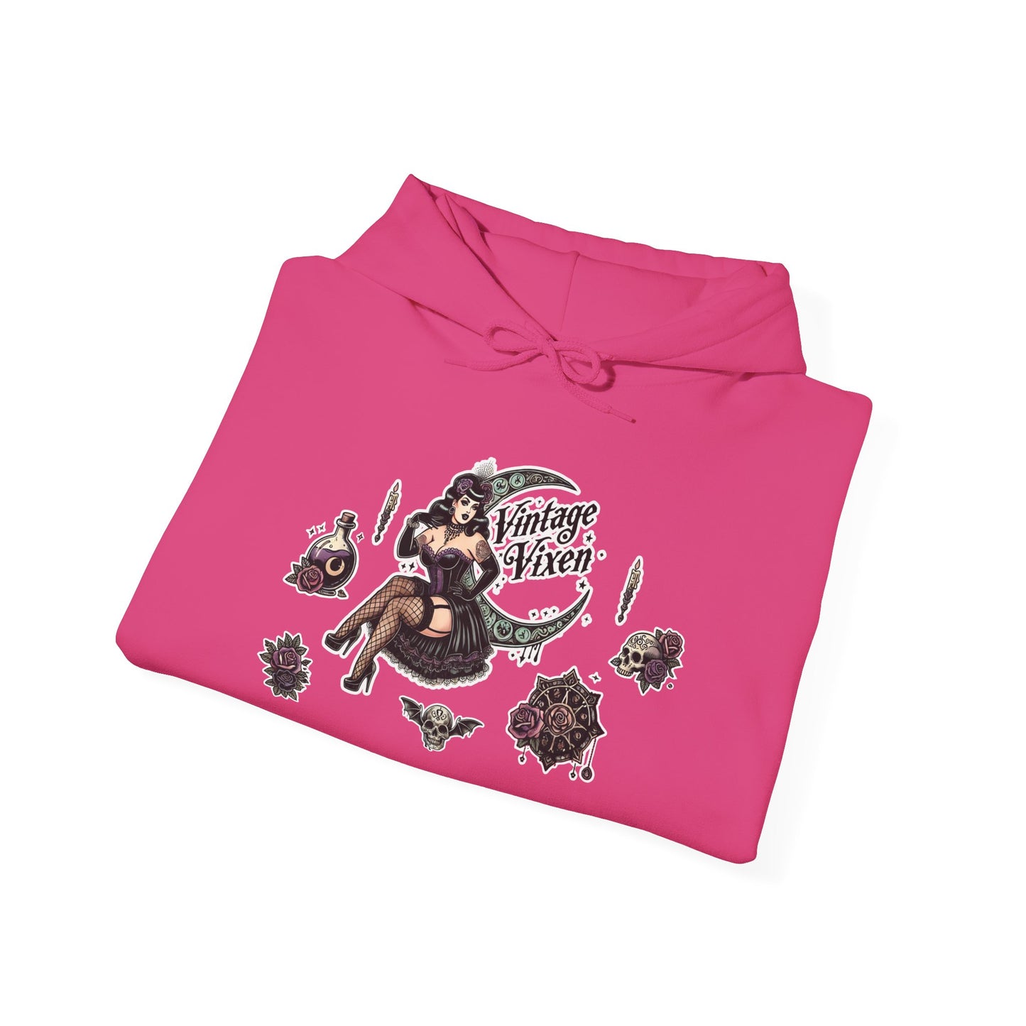 "Vintage Vixen" Unisex Heavy Blend™ Hooded Sweatshirt