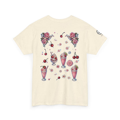 "Strawberry Milkshake" Unisex Heavy Cotton Tee