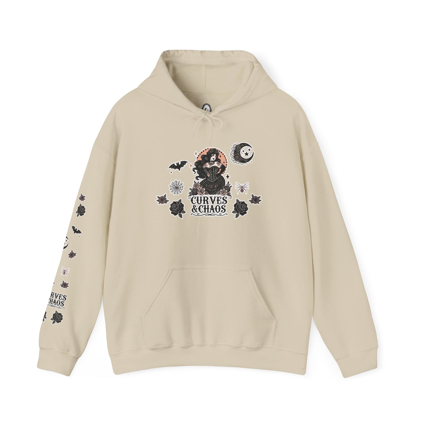 "Curves&Chaos" Unisex Heavy Blend™ Hooded Sweatshirt