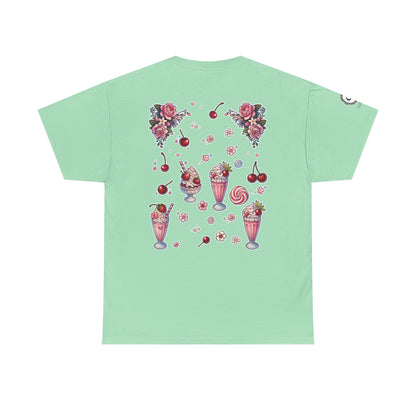 "Strawberry Milkshake" Unisex Heavy Cotton Tee