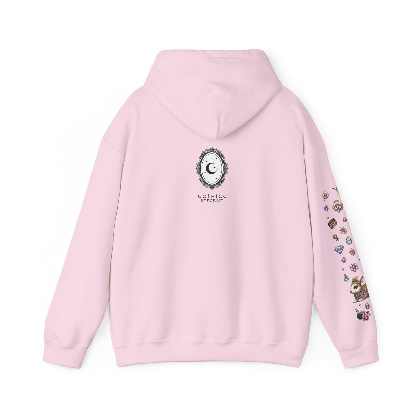 "Jeweled Bunny" Unisex Heavy Blend™ Hooded Sweatshirt