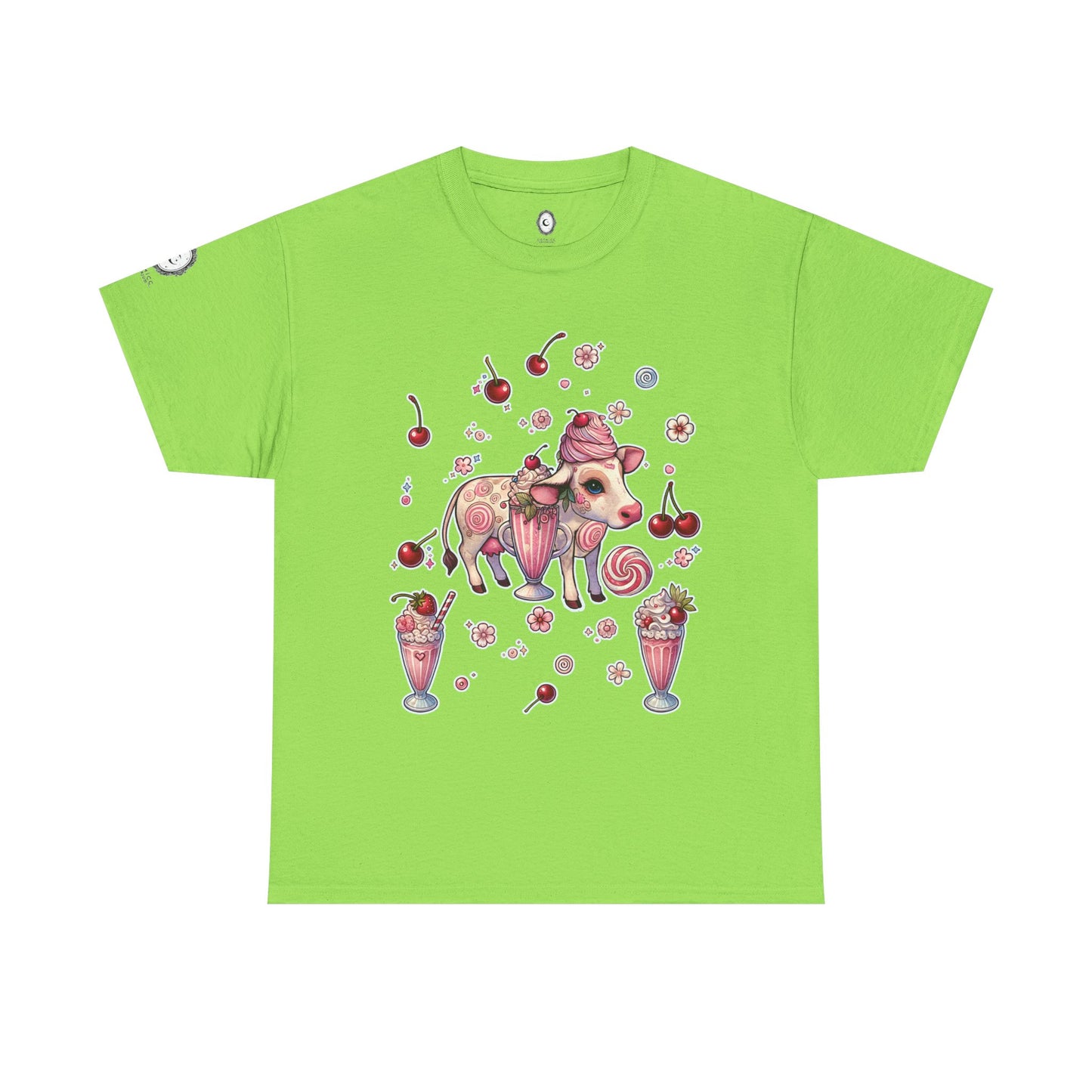 "Strawberry Milkshake" Unisex Heavy Cotton Tee