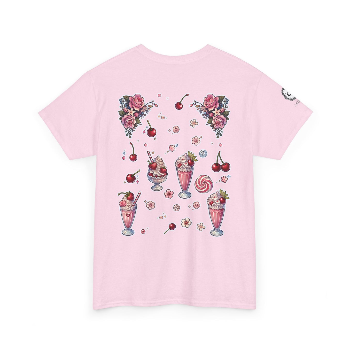 "Strawberry Milkshake" Unisex Heavy Cotton Tee