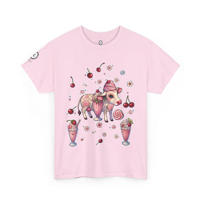 "Strawberry Milkshake" Unisex Heavy Cotton Tee