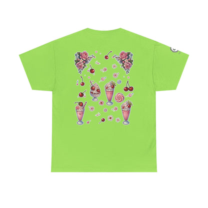 "Strawberry Milkshake" Unisex Heavy Cotton Tee
