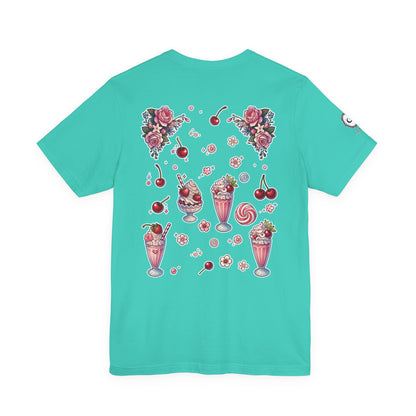 “Milkshake Cow” Unisex Jersey Short Sleeve Tee — soft, sassy, and sweet enough to spill 🐄🥤💅🖤