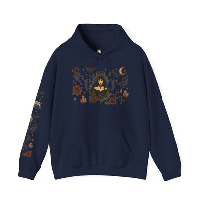 “Scorpio” Unisex Heavy Blend™ Hooded Sweatshirt — magnetic, mysterious, and deadly chic ♏🖤🦂