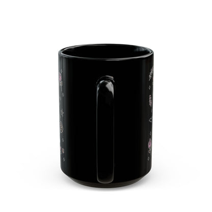 “Thicc Witchyy” Black Mug – 11oz & 15oz — brewed hot, served hexed, and thick with power 🖤🔥🧙‍♀️☕