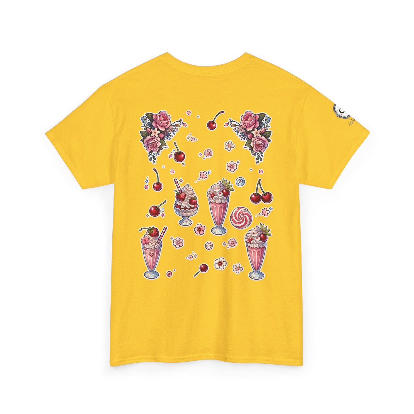 "Strawberry Milkshake" Unisex Heavy Cotton Tee