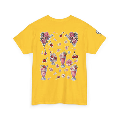 "Strawberry Milkshake" Unisex Heavy Cotton Tee