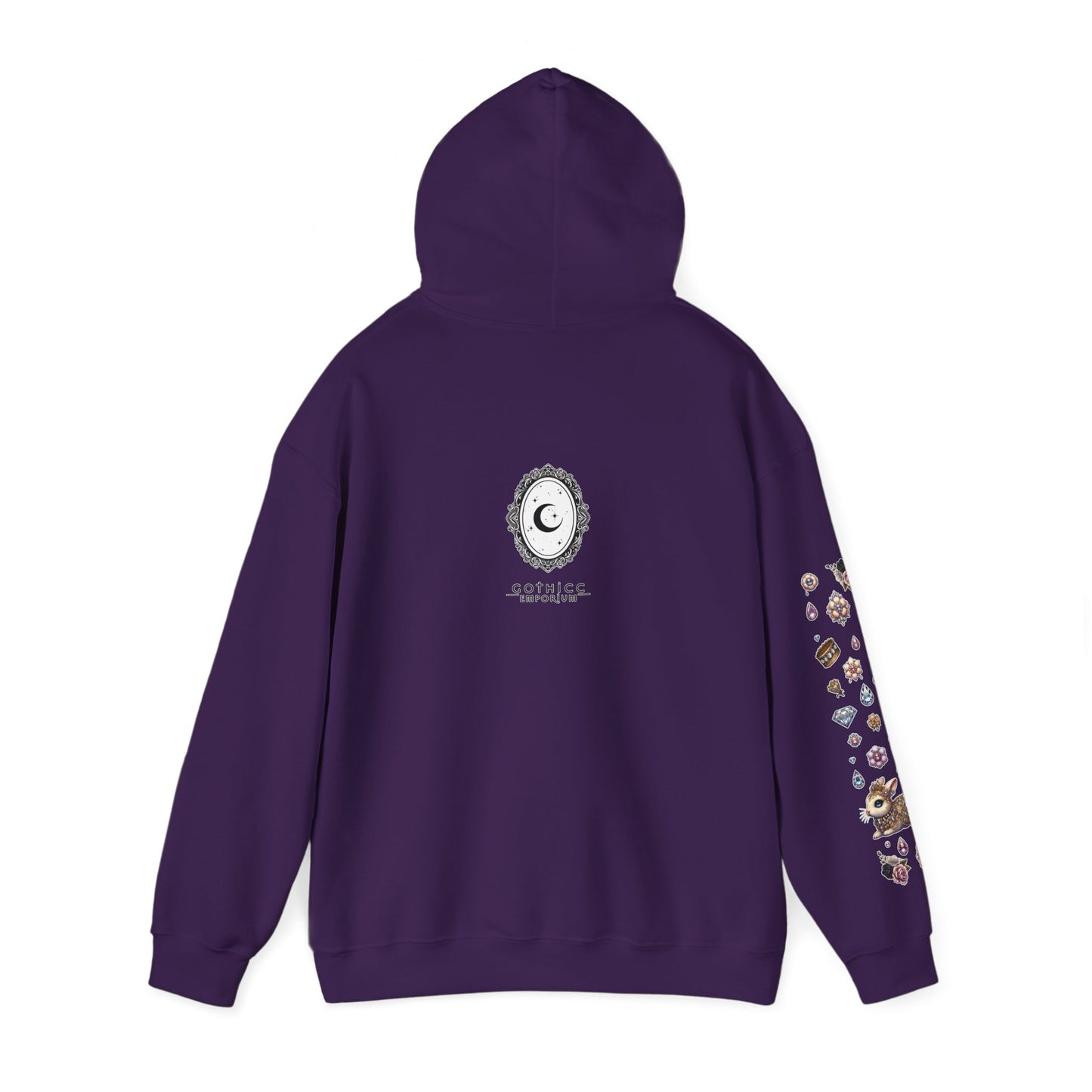 "Jeweled Bunny" Unisex Heavy Blend™ Hooded Sweatshirt