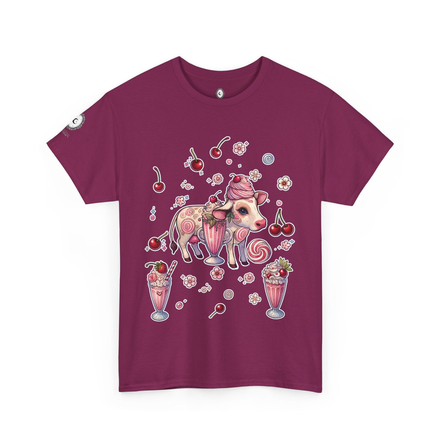 "Strawberry Milkshake" Unisex Heavy Cotton Tee