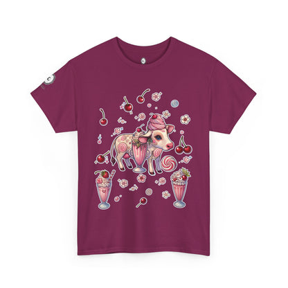 "Strawberry Milkshake" Unisex Heavy Cotton Tee