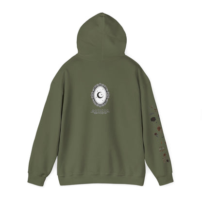 “Libra” Unisex Heavy Blend™ Hooded Sweatshirt — balanced, bold, and serving celestial symmetry♎🖤⚖️✨