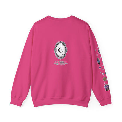 “Crystal Gem” Unisex Heavy Blend™ Crewneck Sweatshirt — soft, strong, and sparkling 💎🌌🖤