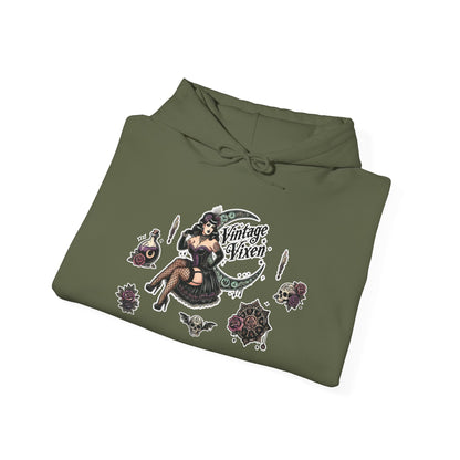 "Vintage Vixen" Unisex Heavy Blend™ Hooded Sweatshirt