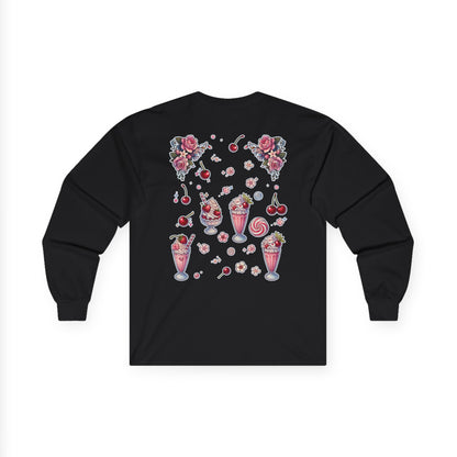 "Milkshake Cow" Unisex Ultra Cotton Long Sleeve Tee