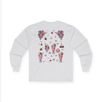 "Milkshake Cow" Unisex Ultra Cotton Long Sleeve Tee