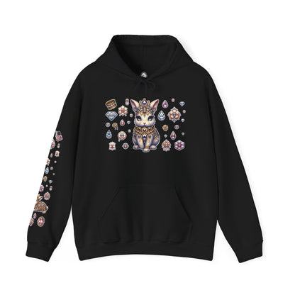 "Jeweled Bunny" Unisex Heavy Blend™ Hooded Sweatshirt