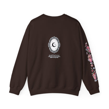 “Milkshake Cow” Unisex Heavy Blend™ Crewneck Sweatshirt — thick-cut comfort with dairy-core drip 🐄🥤🖤✨