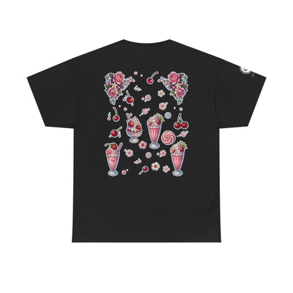 "Strawberry Milkshake" Unisex Heavy Cotton Tee