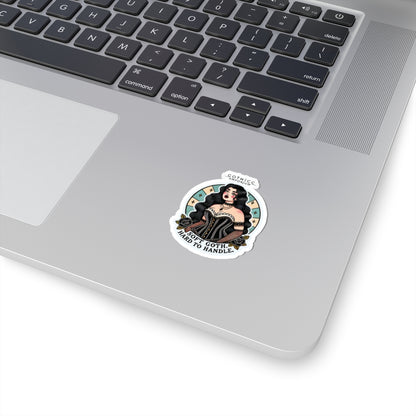 “Soft Goth” Kiss-Cut Sticker — delicate doom with a dreamy edge 🌸🖤🕯️✨
