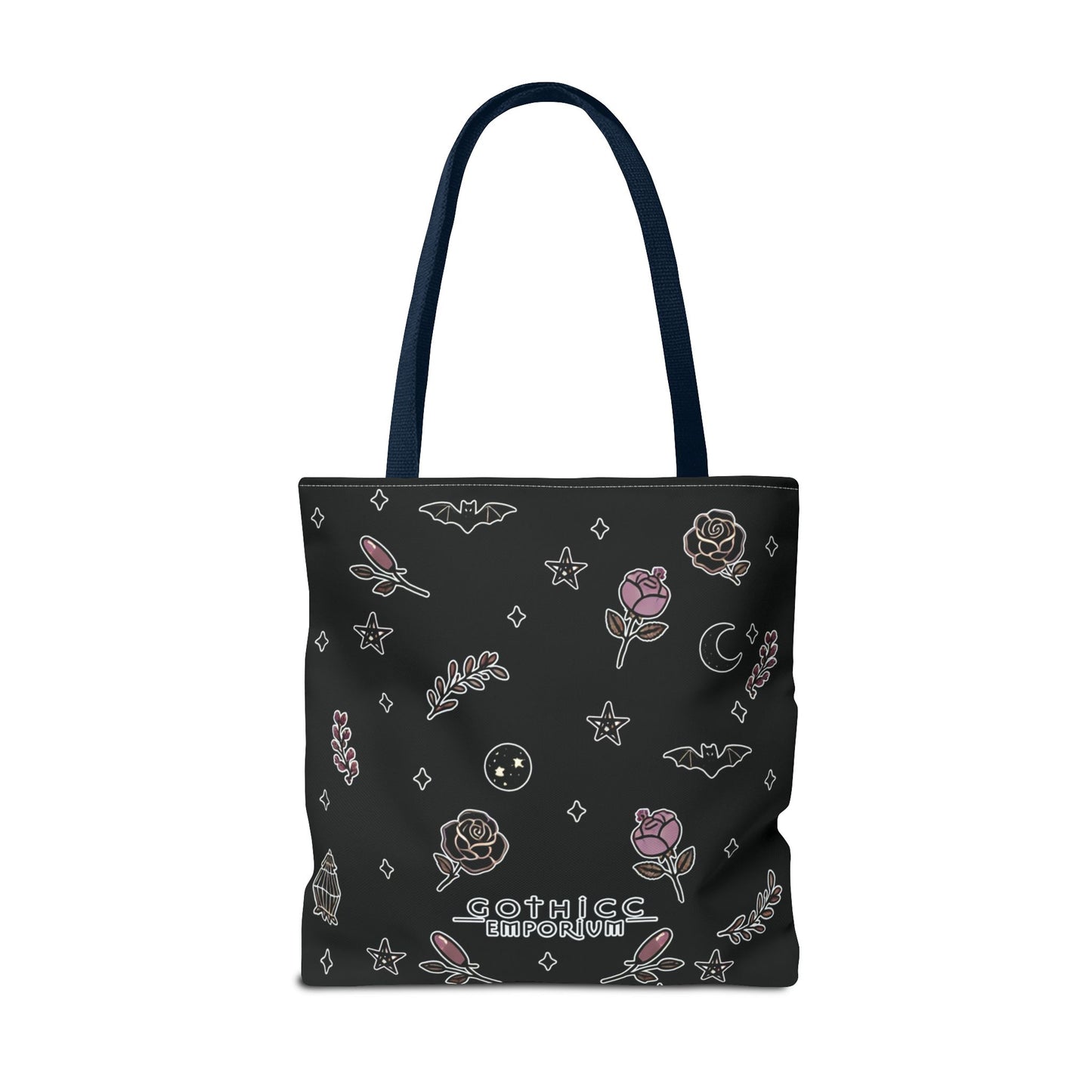 🧹 “Thicc Witchyy” Tote Bag – Black (18x18)
