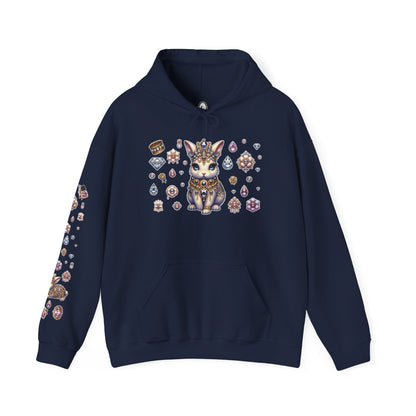 "Jeweled Bunny" Unisex Heavy Blend™ Hooded Sweatshirt