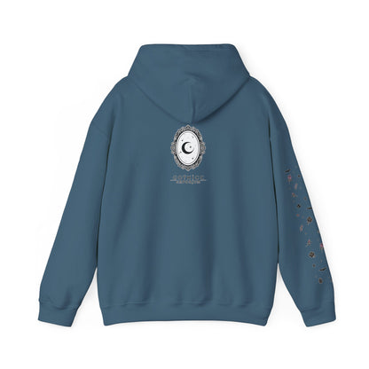 🔮“Thicc Witchyy” Unisex Heavy Blend™ Hooded Sweatshirt — curvy, cursed, and casting chaos 🖤🕯️🌙✨