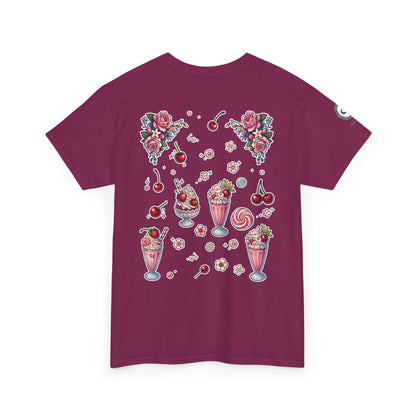 "Strawberry Milkshake" Unisex Heavy Cotton Tee
