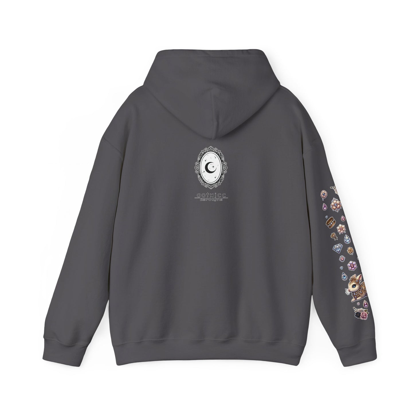 "Jeweled Bunny" Unisex Heavy Blend™ Hooded Sweatshirt
