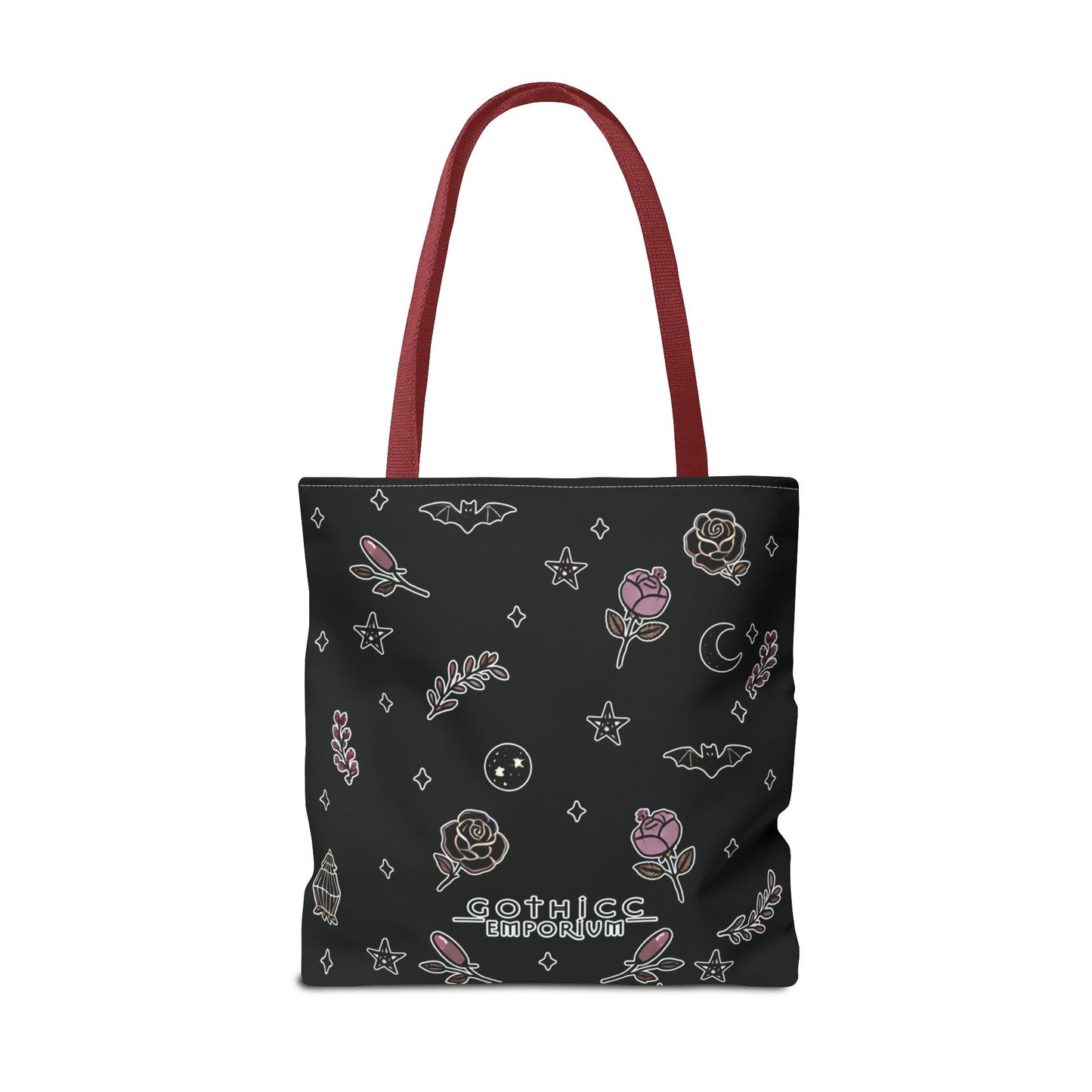 🧹 “Thicc Witchyy” Tote Bag – Black (18x18)