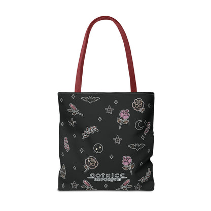 🧹 “Thicc Witchyy” Tote Bag – Black (18x18)