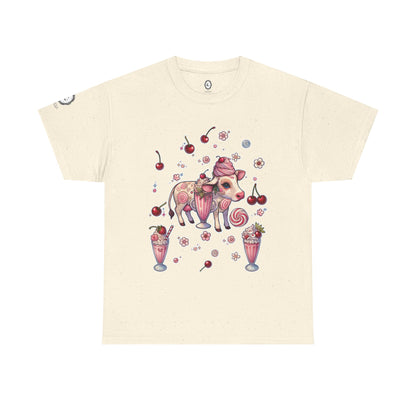 "Strawberry Milkshake" Unisex Heavy Cotton Tee