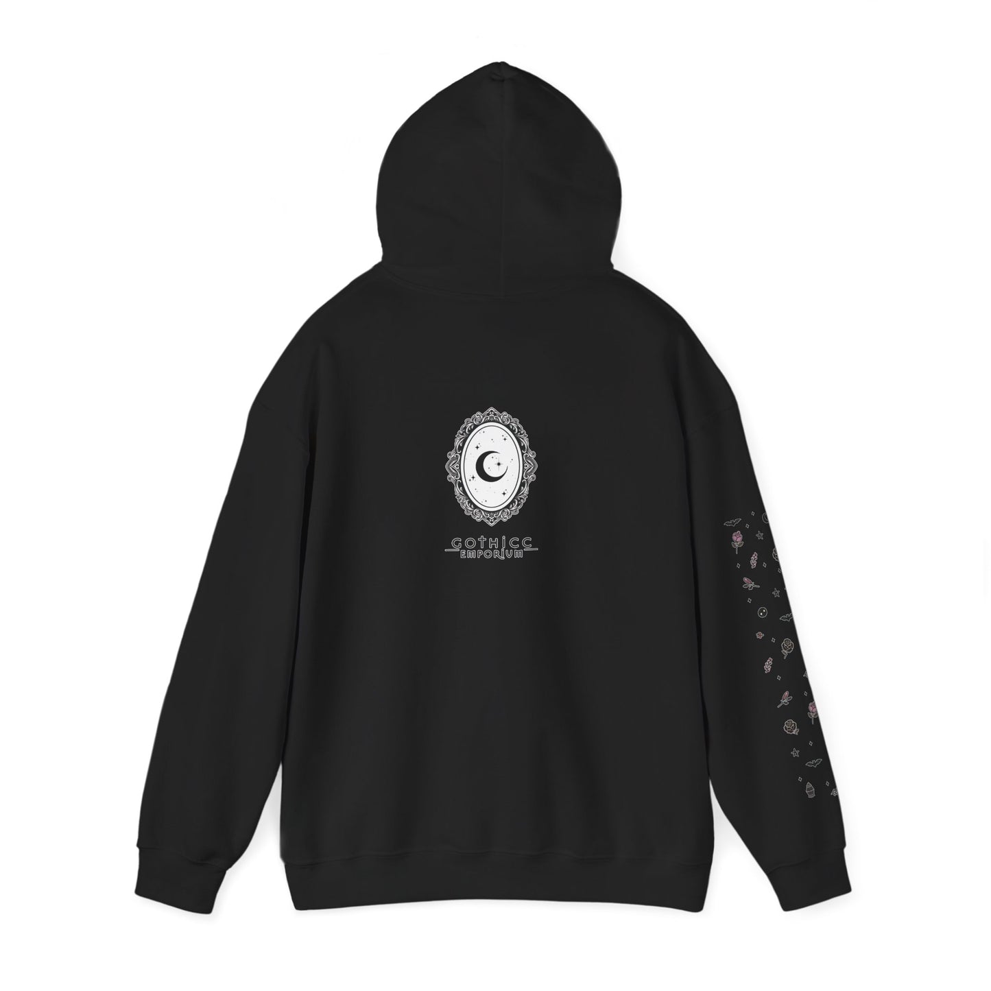 🔮“Thicc Witchyy” Unisex Heavy Blend™ Hooded Sweatshirt — curvy, cursed, and casting chaos 🖤🕯️🌙✨