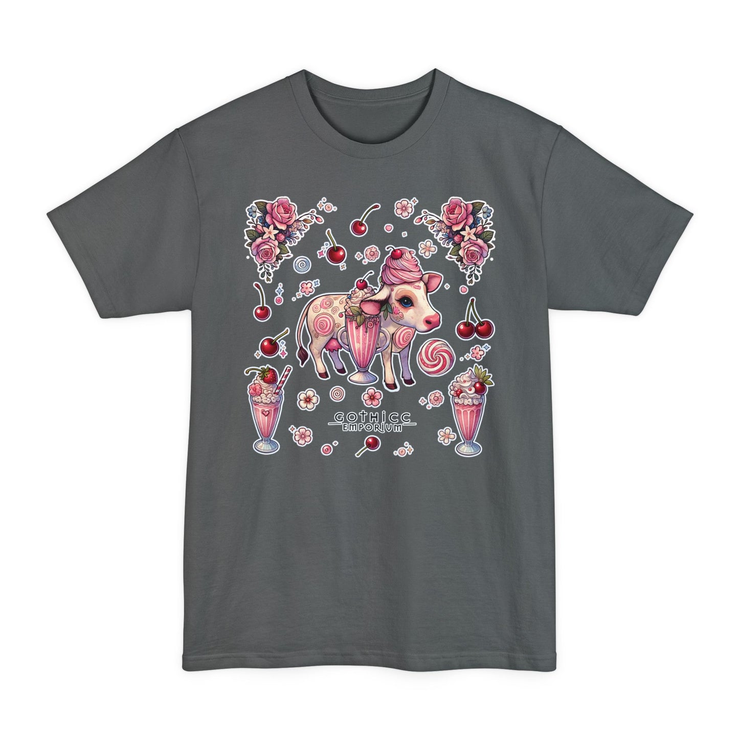 "Milkshake Cow" Unisex Tall Beefy-T® T-Shirt