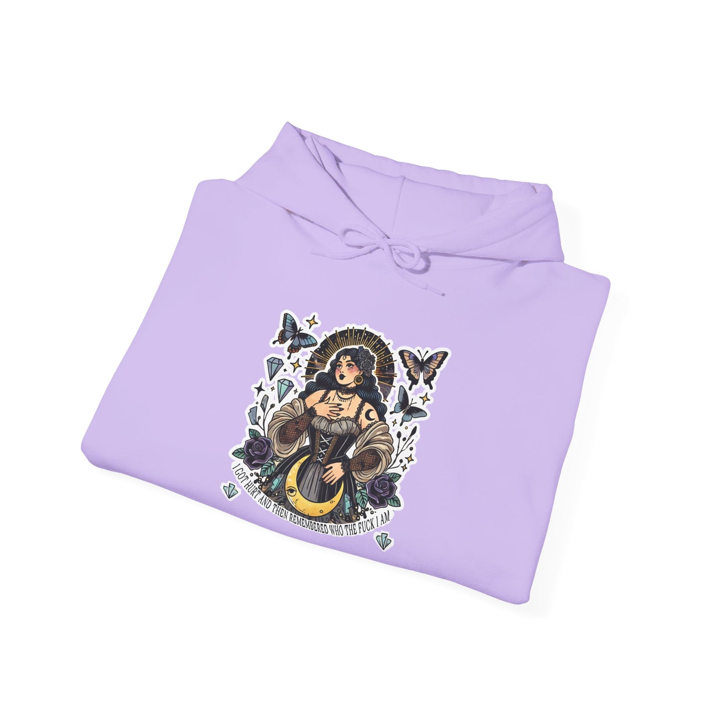 "I Remembered Who TF I Am" Unisex Heavy Blend™ Hooded Sweatshirt