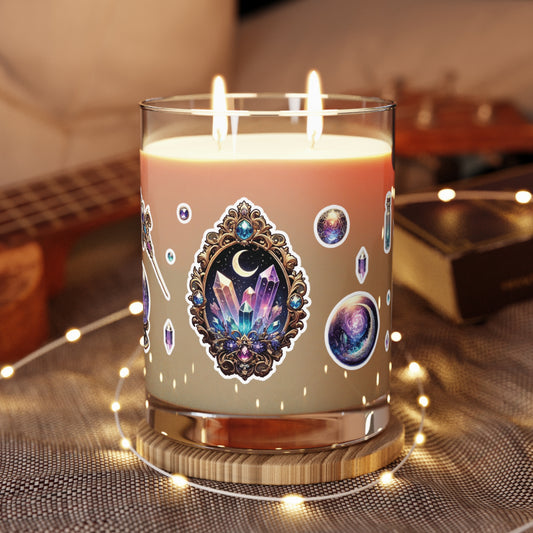 "Crystal Gem" Scented Candle - Full Glass, 11oz