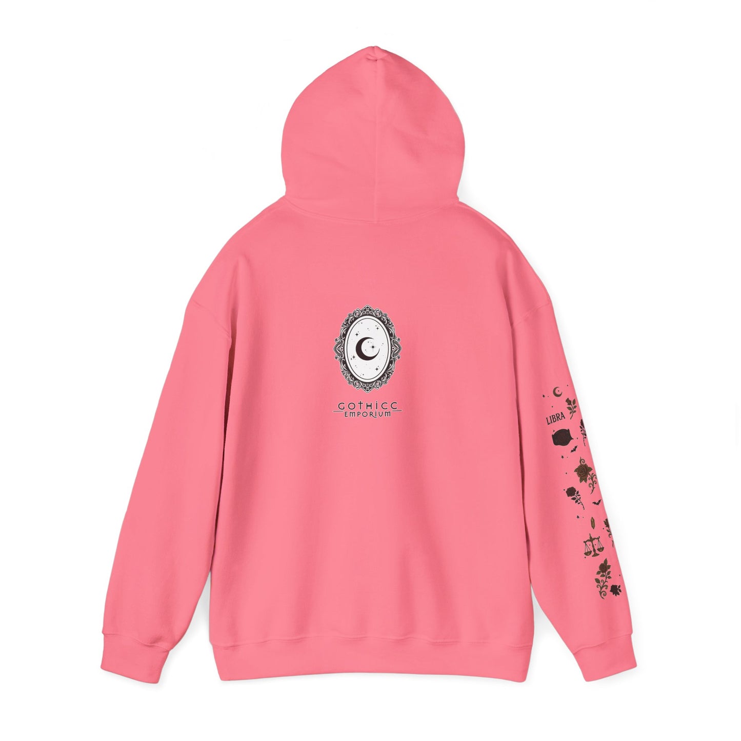 “Libra” Unisex Heavy Blend™ Hooded Sweatshirt — balanced, bold, and serving celestial symmetry♎🖤⚖️✨