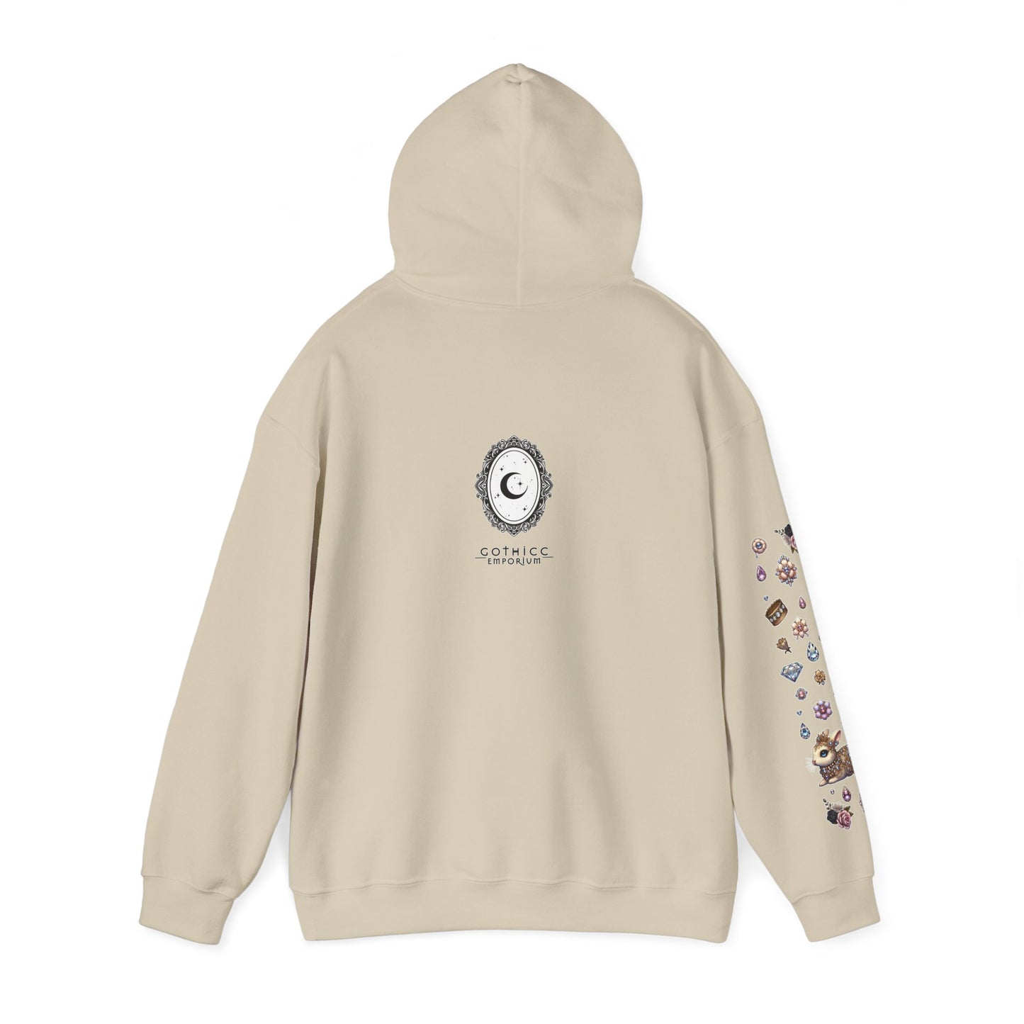 "Jeweled Bunny" Unisex Heavy Blend™ Hooded Sweatshirt
