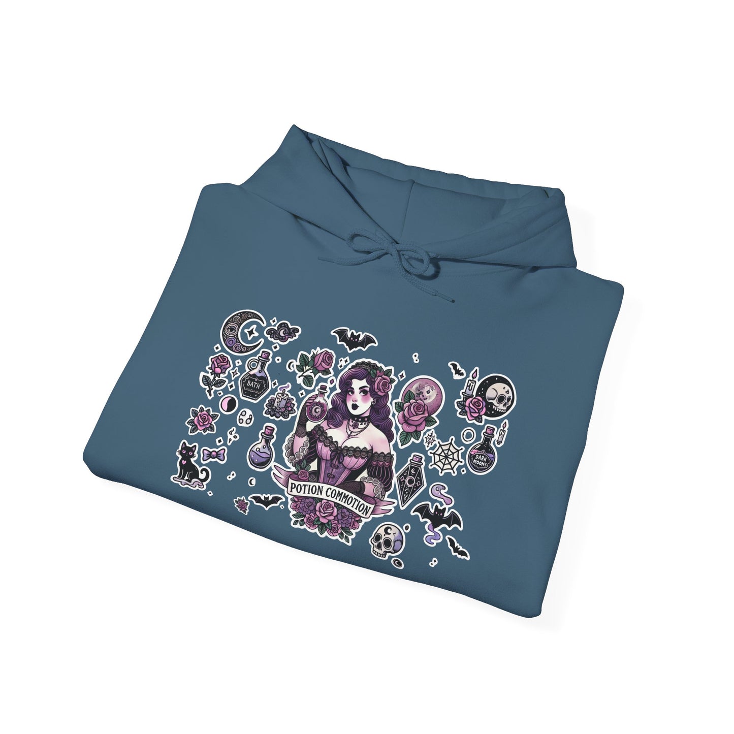"Commotion Potion" Unisex Heavy Blend™ Hooded Sweatshirt