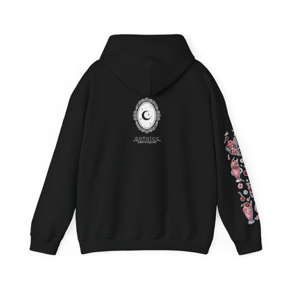 🐄🍓"Milkshake Cow” Unisex Heavy Blend™ Hooded Sweatshirt — sweet, thick, and unapologetically mooo-dy 🐄🍓🖤✨