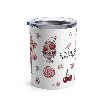 “Milkshake Cow” Tumbler – 10oz — curvy, caffeinated, and ready to mooo-ve 🐄🥤