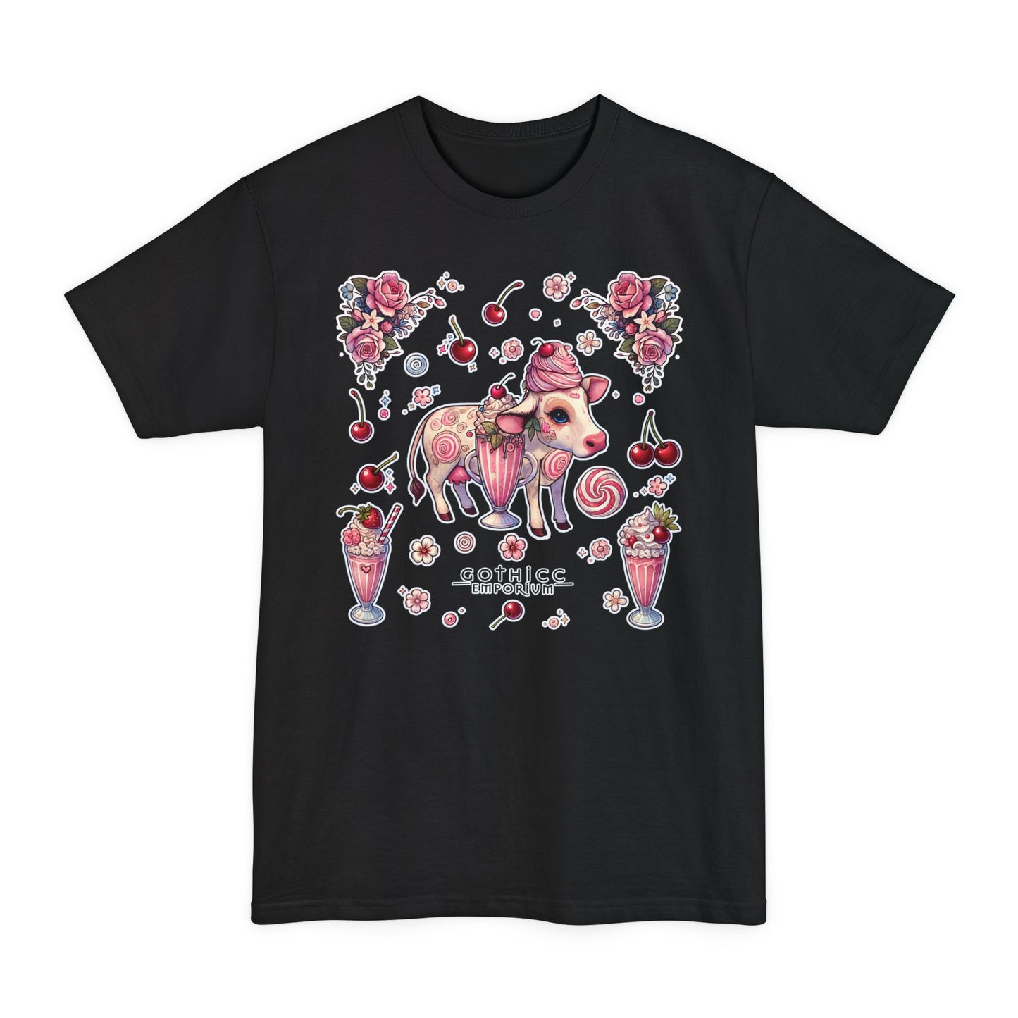 "Milkshake Cow" Unisex Tall Beefy-T® T-Shirt